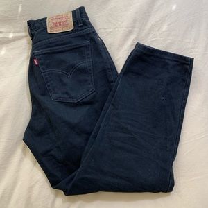 levi’s 550 black jeans
